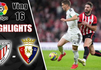 Highlights trận Athletic Bilbao vs Osasuna vòng 16 Laliga 22/23